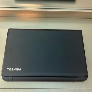 Black Toshiba Laptop. Windows 8.1
